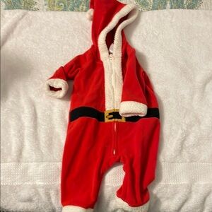 Red Santa Claus Kids One Piece